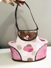 Pucci Pups Dog Bag Carrier Play Kids Plush Animal Toy