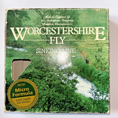 Worcestershire Sinking Fly Line Double Taper Medium Sink AFTM #6 in OVP