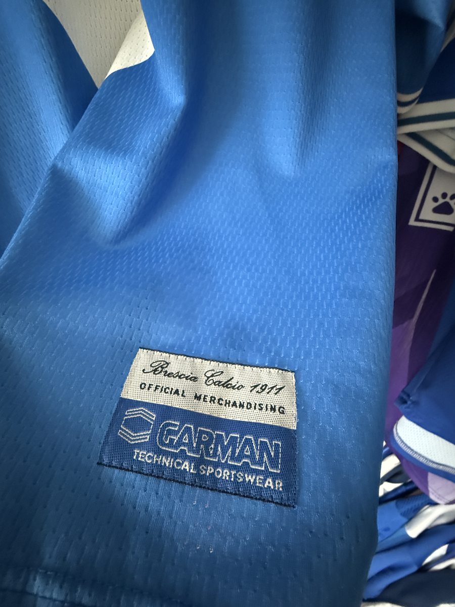 Authentic Roberto Baggio 2000-2001 Brescia Garman Jersey/Large