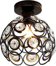 Modern Crystal LED Ceiling Pendant Lamp Lighting for Hallway, Bathroom