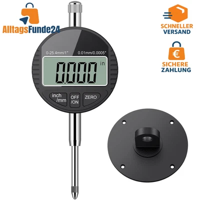 AUTOUTLET Digitale Messuhr 0.01/0.0005'', digitale Messuhr Messtaster