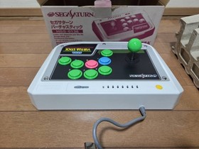 Sega Saturn Virtua Stick Arcade Game Controller HSS-0136 SS Japan Tested Boxed