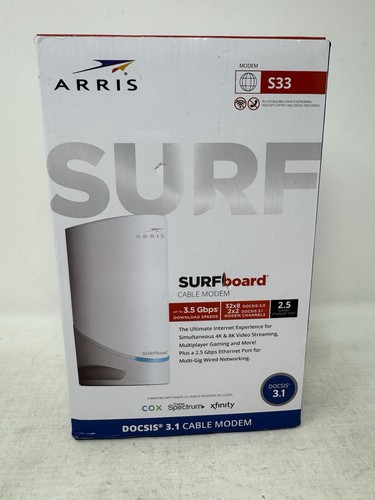 ARRIS S33 2,5 Gbit/s Ethernet Port - Weiß - NEU/OPEN BOX
