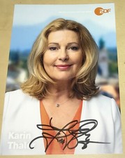 Karin Thaler Original signierte Autogrammkarte Autogramm Die Rosenheim Cops #19