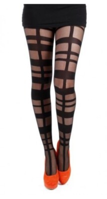 PAMELA MANN ALTERNATIVE GOTHIC GITTER STYLE STRUMPFHOSE SEXY RHIANNA PARTY ABENDMODE