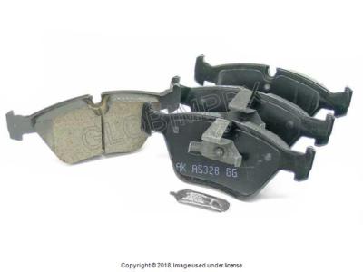 BMW E39 525i 528i (1997-2003) Front Brake Pad Set AKEBONO EURO + 1 year Warranty