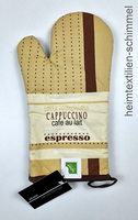 Stuco Topfhandschuh Backhandschuh Espresso Ofenhandschuh KüChenhandschuh Mokka