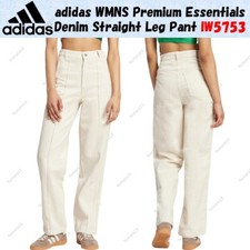 adidas WMNS Premium Essentials Denim Straight Leg Pant IW5753 Japan Size