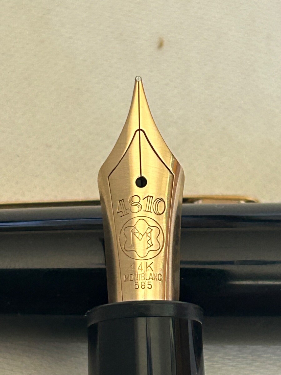 Montblanc Meisterstuck 146 Fountain Pen, 14K Fine Nib-Mint | eBay