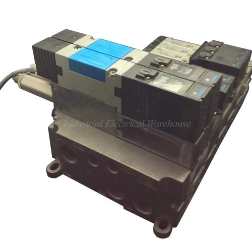 Festo Pneumatic Solenoid Valve Assembly with MTH-5/2-7.0-L-S-VI + More - Picture 2 of 9