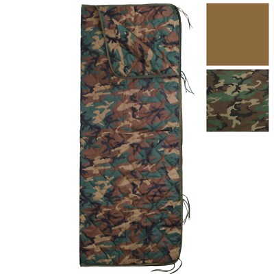 Rothco Sleeping Bag Poncho Liner Zippered Army Military Woobie Type Blanket