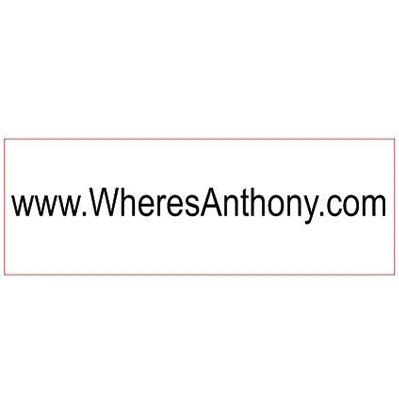 IMPRUE Top Selling Custom 1LINE WebSite address orName Initial Self Inking Rubber Stamp