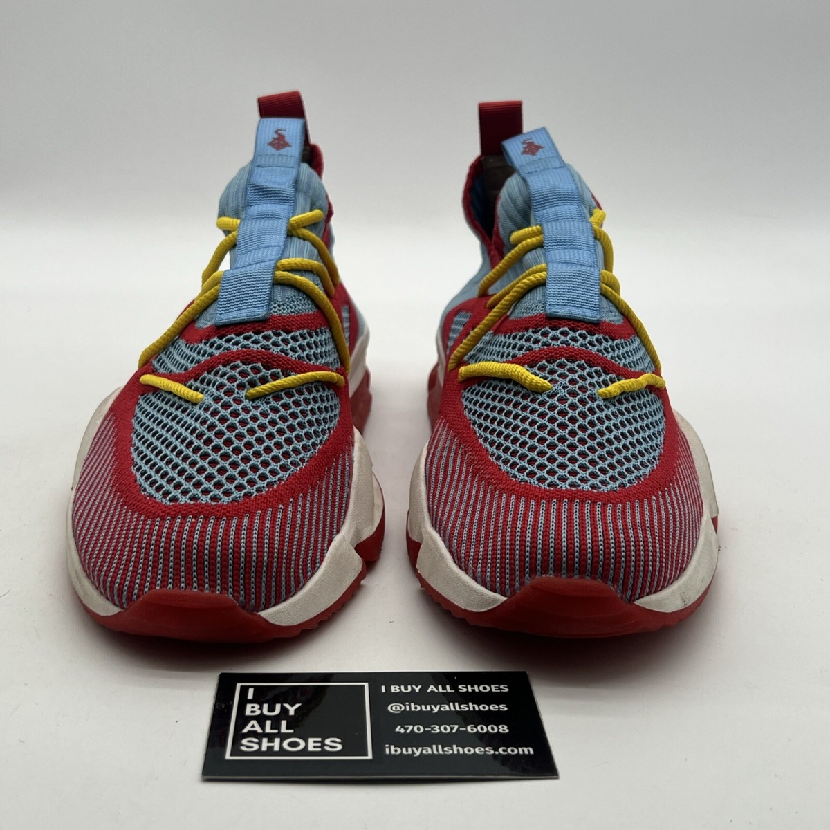 SIA Collective Vulture Foam Red Glow Size 8/9 Worn 1x W/ Booties & Laces No Box Sia Collective  main image 2