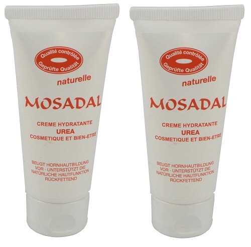 2x Mosadal Crème Tante de Hydra Urée - Certifié contre la Corne pour Podologie - Photo 1/1