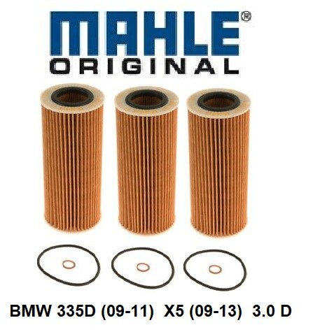 MAHLE 100% OEM Engine Oil FILTER FITS BMW Diesel 335D , X5 xDRIVE35D