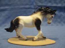 Hagen Renaker Miniature, Indian Pony, Black/White, Retired, # 3110, Made in USA