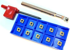 Rotary Set CCMT 060204-HM P25 + 95° Boring Bar S06-08H SCLCL 06 for Steel 