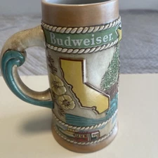 ANHEUSER BUSCH BUDWEISER CS56 LIMITED EDITION CALIFORNIA 7 1/2" PORCELAIN STEIN