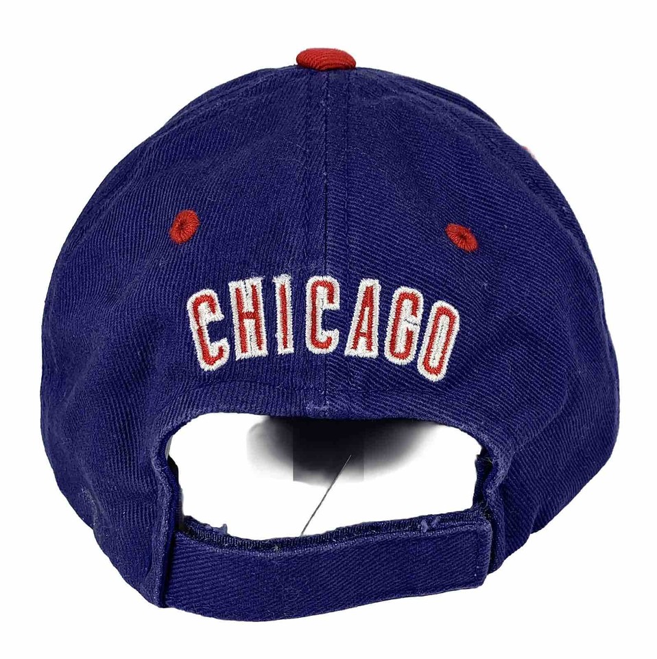 Chicago Cubs MLB Baseball Ball Cap Embroidered Adjustable Hook & Loop ...