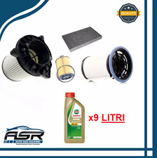 KIT TAGLIANDO MASERATI GHIBLI III LEVANTE 3.0 D 250 CV 275 CV + 9LT CASTROL 5W30