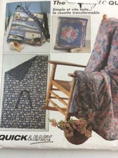 1997 McCalls 8657 VTG Sewing Pattern Crafts Magic Quilt Home Decor Uncut