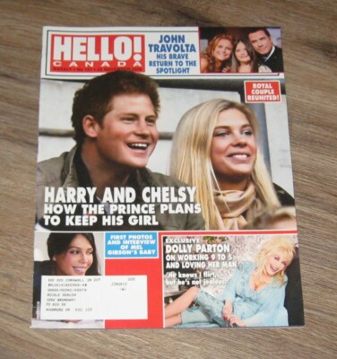 Hello Canada magazine Prince Harry CHELSY DAVY Oksana Grigorieva DOLLY PARTON