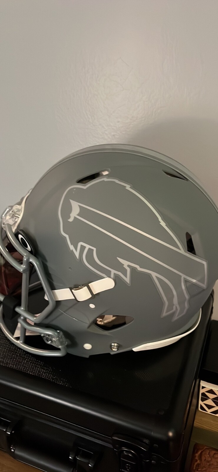 Josh Allen Autographed Signed Buffalo Bills Auto 17 Full Size Authentic Speed Slate Helmet!! Beckett COA!! 