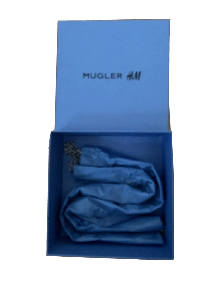 MUGLER X H&M SEXY CADENA CORPORAL TONO PLATA BISUTERÍA PEQUEÑA-MEDIANA NUEVA CON ETIQUETAS Foto 3 de 4