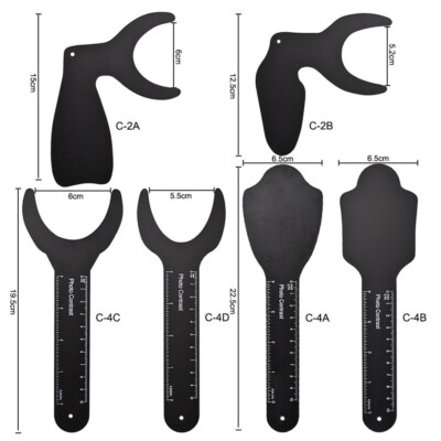 Background Board Photography Dental Clinic 1 Set Orthodontic Contrast Black