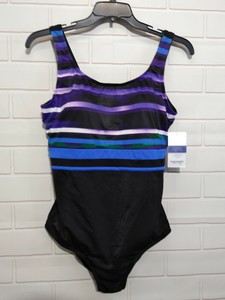 blue and green swimsuit