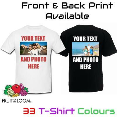 Personalised T Shirt Custom Photo Your 