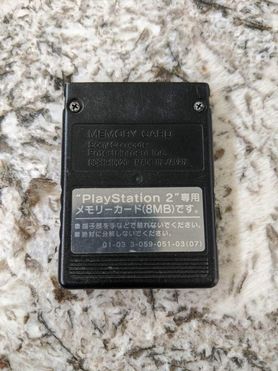 Carte Mémoire Officielle PS2 MagicGate 8MB Memory Card Official Playstation
