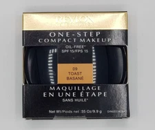NEW REVLON ONE STEP COMPACT MAKEUP OIL FREE- 09 TOAST
