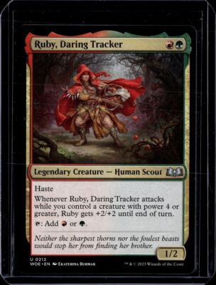 Ruby, Daring Tracker - 212 - WOE - NM - MTG Magic the Gathering