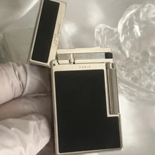 For Memorial S.T Dupont Lighter PING Sound Gas Refillable Brushed/GIFT WA-A13