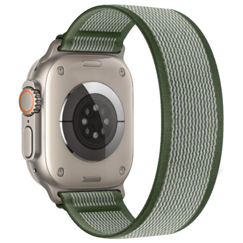 Elastic Solo Loop Band Nylon Strap For Apple Watch Ultra 49mm 10 9 8 7 6 38-46mm - Picture 17 of 25