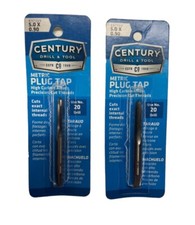 Century Drill Tool 97309, 5.0 x 0.90 Metric Plug Tap LOT OF 2 SALE