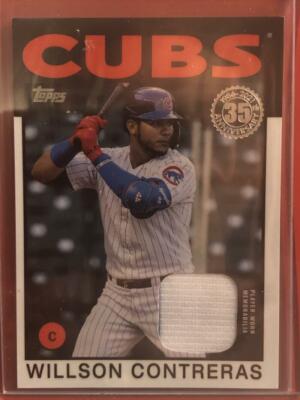 2021 Topps 1986 Topps Baseball Relics #86R-WC Willson Contreras NM-MT GU Cubs