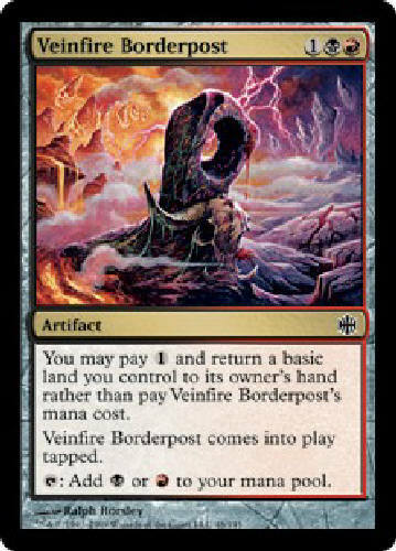 VEINFIRE BORDERPOST X4 4 4X Alara Reborn MTG Magic the Gathering Cards DJMagic - Picture 1 of 1
