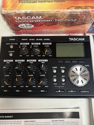 Tascam DP-004 Digital Multi Track Recorder PocketStudio FOR PARTS