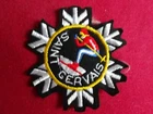Embroidered patch, from Saint Gervais, Haute Savoie (diameter 8cm) 36