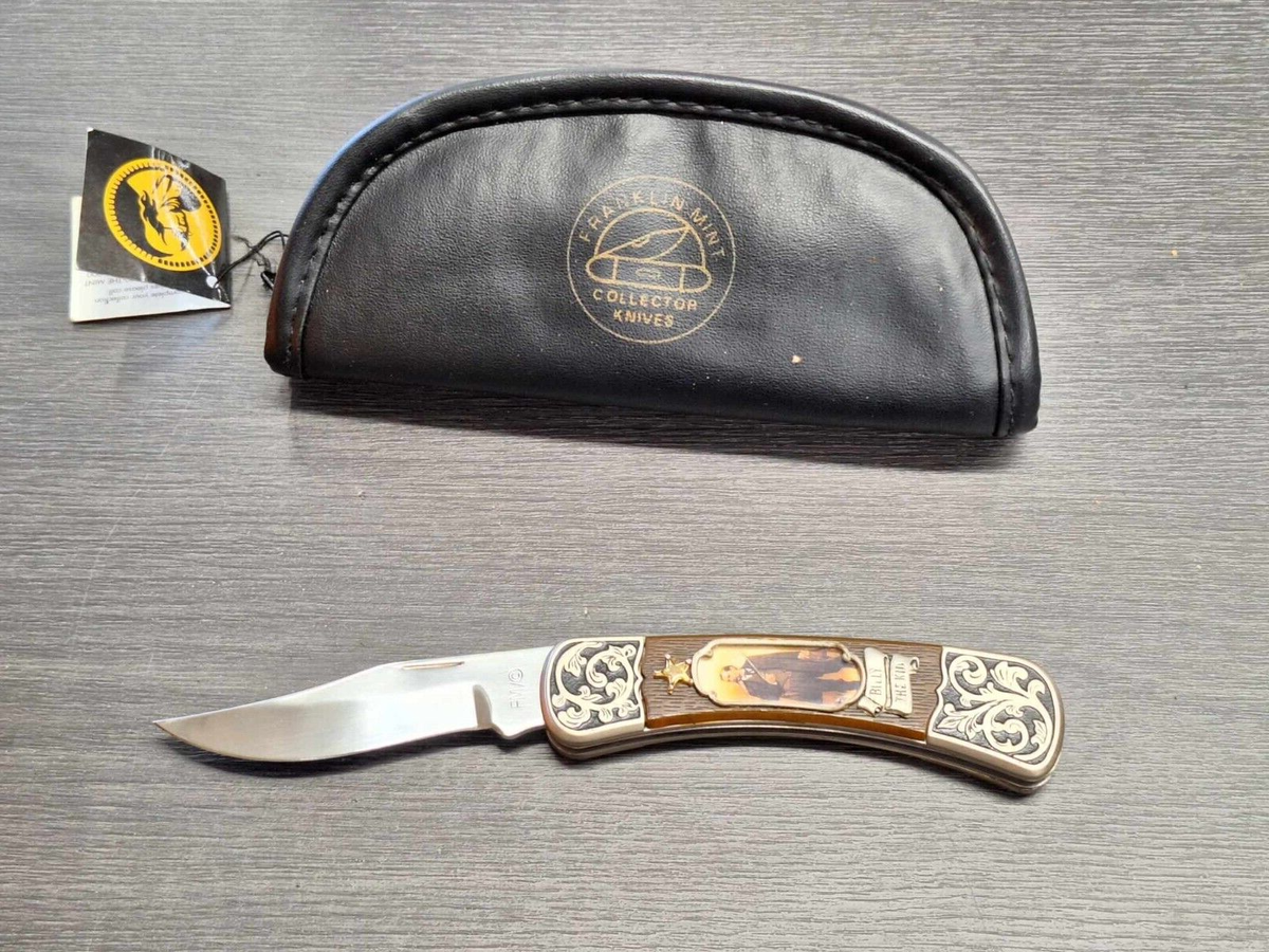 RARE Billy the Kid Knife - Collector Legends of the West Franklin