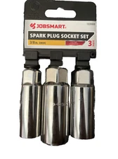 JobSmart 3Pc Spark Plug Deep Socket Set 5/8 3/4 13/16