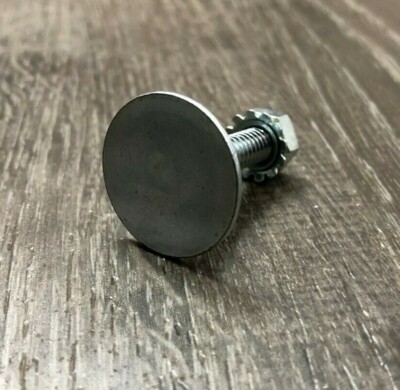 Gate Hinge Kit Kit Of 100 - 1 1/4" Carriage Bolts With Nuts For Truck Doors (Todco, Whiting, Morgan) 1 4 In Bolts - Foto 4