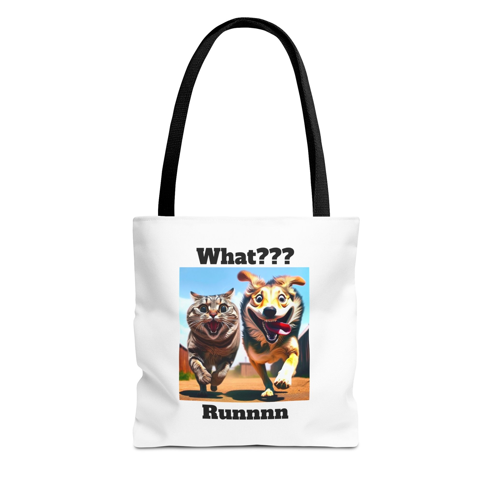 AOP Custom Printed Tote Bag - Durable & Stylish Carryall-image