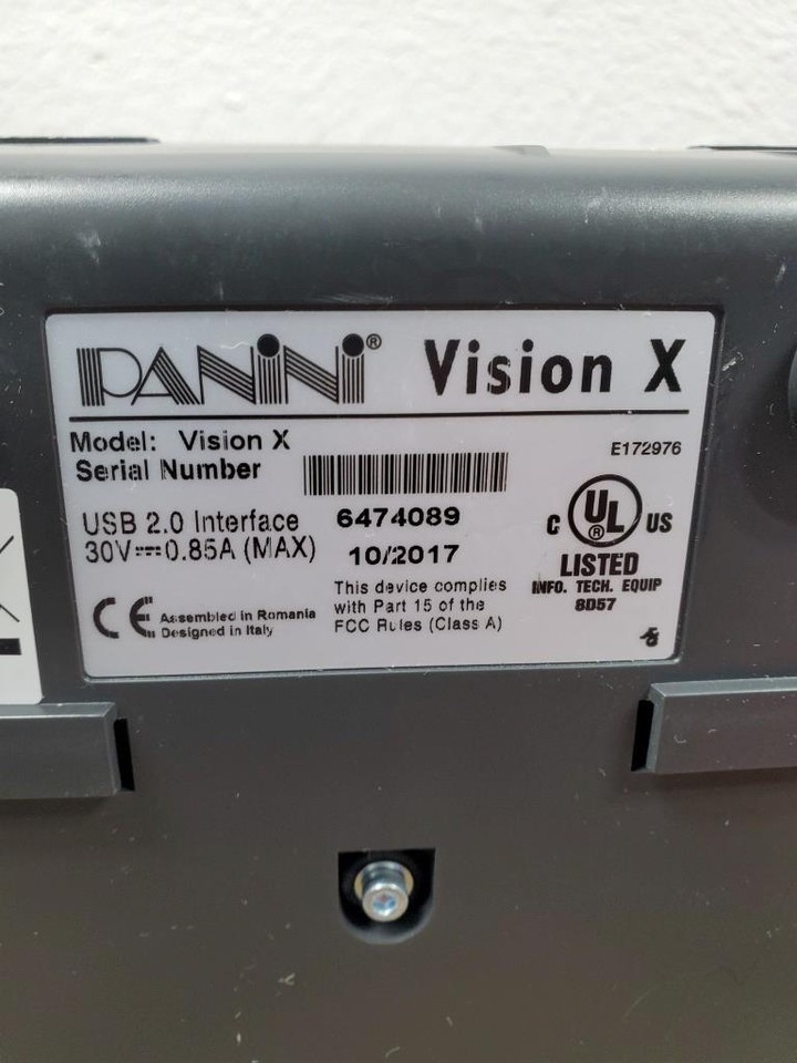 L67 ♻ Panini Vision X Check Scanner Parts (Untested) ♻ eBay