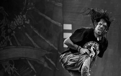 Randy Blythe of American heavy metal band Lamb of God live on stag- Old Photo 10