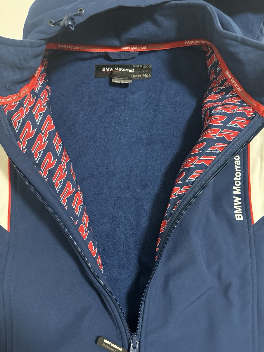 BMW Motorrad Motorsport Soft Shell Jacket Blue New Men's BMW Motorrad Motorsport Soft Shell Jacket Blue New Men's