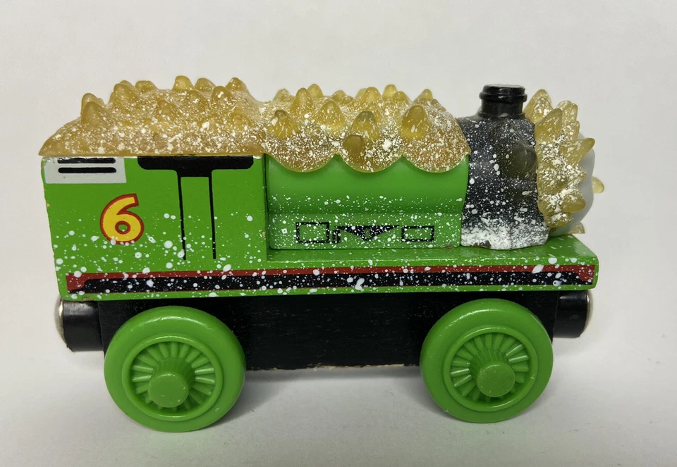 ПОКРЫТЫЙ СНЕГОМ И ЛЬДОМ ПЕРСИ Томас Поезд Деревянная Железная дорога Джек Фрост Перси - Изображение 2 из 4