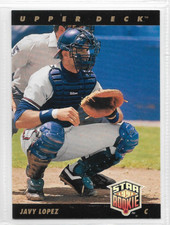 1993 Upper Deck #29 JAVY LOPEZ Atlanta Braves NR-MINT **free shipping**